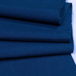 紺色　無地　木綿　和布　反物幅　50センチ単位　s2114 1枚目の画像