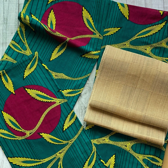 ☆新作☆アフリカンプリント浴衣 ＊全て一点モノ・国内手縫・Mサイズ  