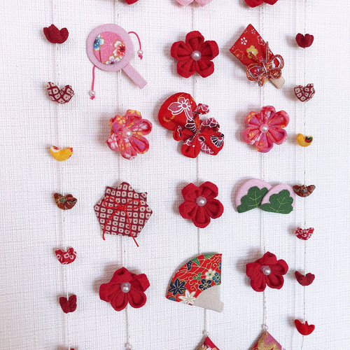 つるし飾り ひな祭り 赤 その他インテリア雑貨 Reve 通販 11067117