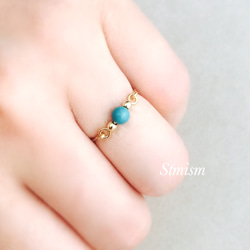 399 受注制作 k18金ゴールド ミャンマー産 陽緑 本翡翠 ヒスイ リング