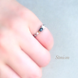菫青小花～アイオライトピンキーリング～ 指輪・リング Sherry