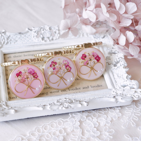 ドライフラワー　スマホリング.アリッサムリース ドライフラワー スマホリング.アリッサムリース ドライフラワー