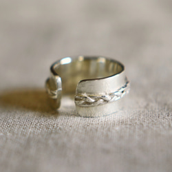 Braid silver ring (三つ編み) 2枚目の画像