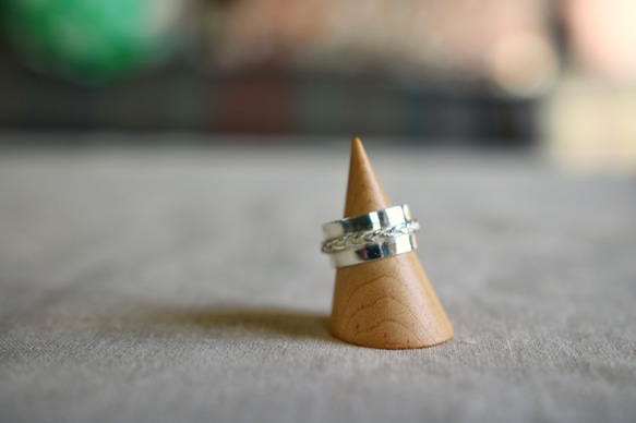 Braid silver ring (三つ編み) 5枚目の画像