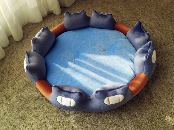動物床墊-泡湯的貓  寵物床 可拆式床墊 第2張的照片