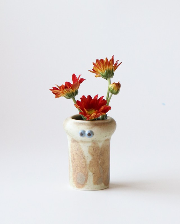 バームくんのフラワーベース　花瓶 1枚目の画像