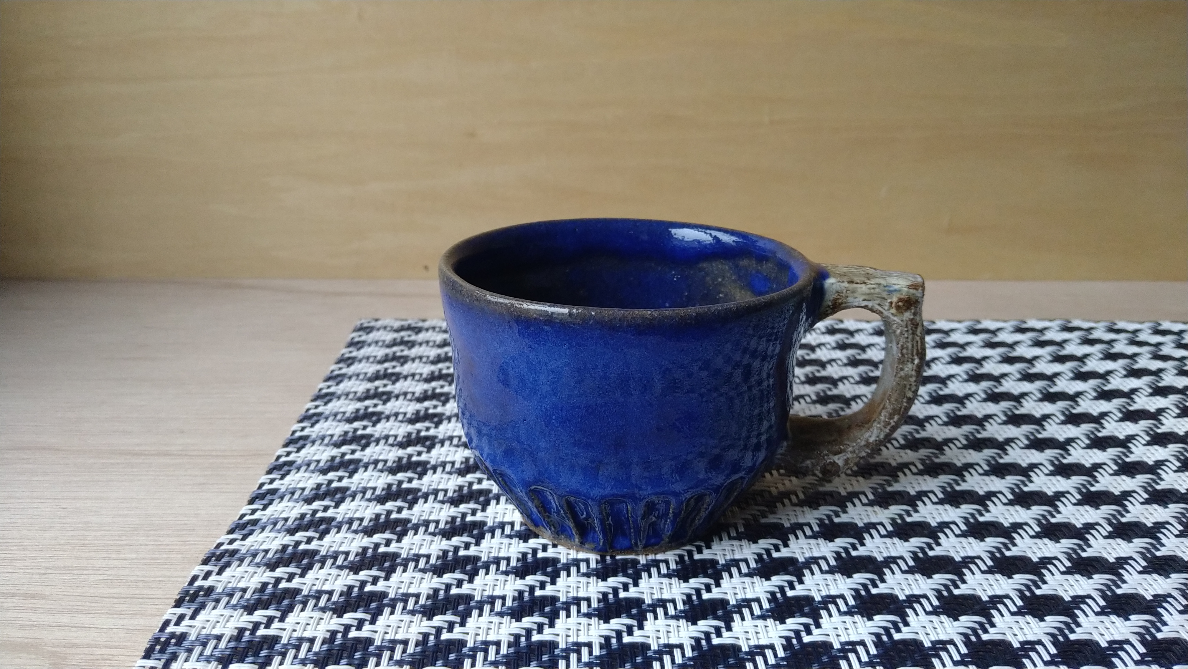 鮮やかなコバルトブルーのコーヒーカップ マグカップ potterytoi 通販