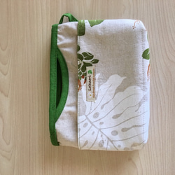 套裝優惠！ “午餐手提袋和包袋*綠色”送貨免費送貨！ 第3張的照片