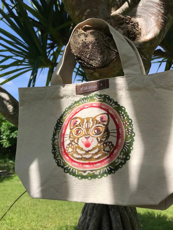 パルメット かたまら トートバッグ 