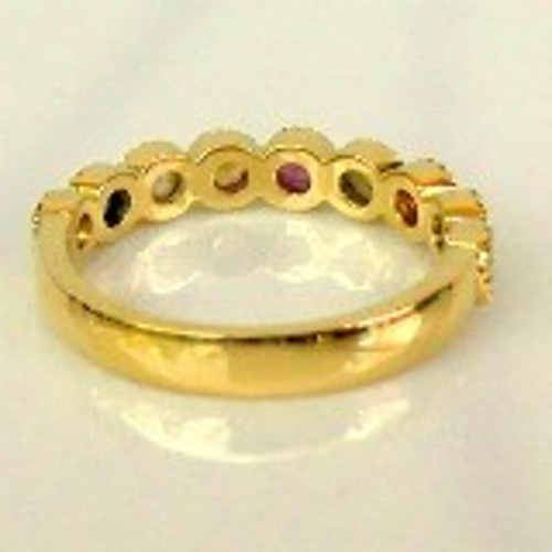 シルバー/ ナワラタナ・エタニティリング 指輪・リング tharumanic