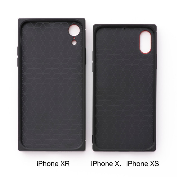 X/XS、XR 鋭角なエッジとしっとりした艶が美しい職人仕上のiPhoneケース｜レッドマーブル 7枚目の画像