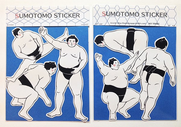 OSUMO STICKER（BLUE） 1枚目の画像