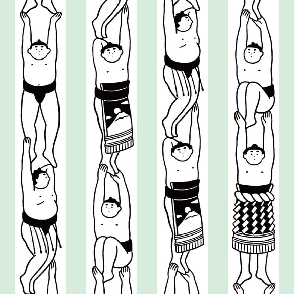 おすもうマスキングテープ 3枚目の画像