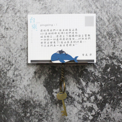 宜蘭 龜山島 回家鑰匙圈掛架-壁掛/掛勾 第2張的照片