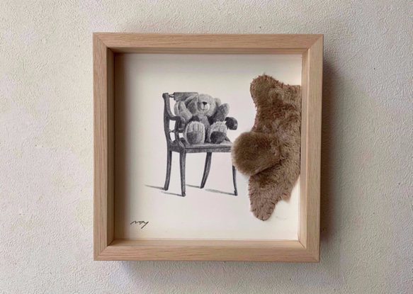クマのぬいぐるみ 絵画 Mayumi Tsuzuki 通販 10033613｜Creema