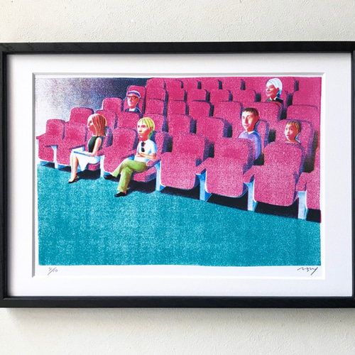 ブックカバー原画② キネマの神様（単行本） 絵画 Mayumi Tsuzuki 通販