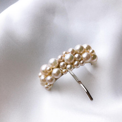 あこや真珠 《Flower pearl》ポニーフック 1枚目の画像