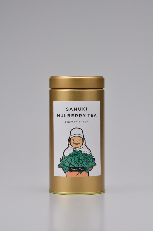 さぬきマルベリーティー（プレーン、玄米入り）２缶入りギフトボックス 3枚目の画像