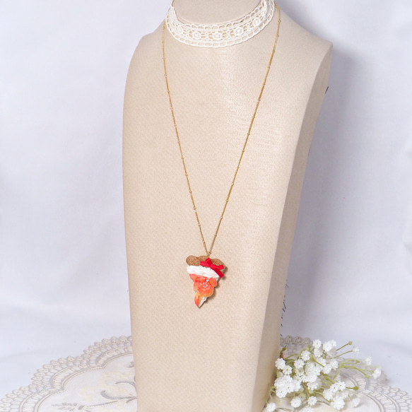 ♔リボンでおめかし♔ プリンセス いちごタルトケーキ（受注生産） 5枚目の画像