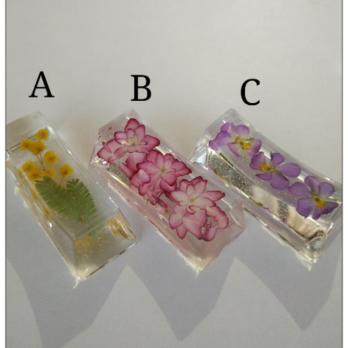 受注製作 お花の箸置き「固まるハーバリウム」 箸・箸置き チコリ 通販