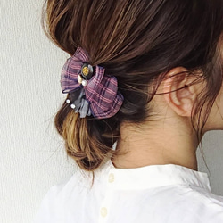 Plaid ヘアクリップ 6枚目の画像