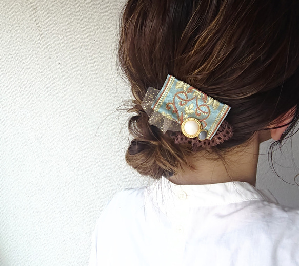 Mokuba  Ribbon  ヘアクリップ 5枚目の画像