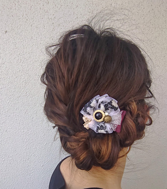 Elegant (薔薇) ヘアクリップ ヘアクリップ・バナナクリップ Tigumma 通販｜Creema(クリーマ)