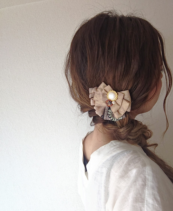 Jewelry Bouguet Ribbon  ヘアクリップ 5枚目の画像