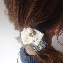 Jewelry Bouguet Ribbon  ヘアクリップ 6枚目の画像