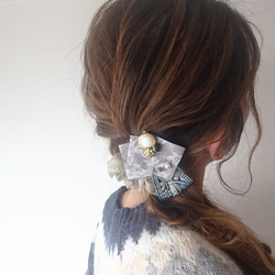 Jewelry Bouguet Ribbon  ヘアクリップ 5枚目の画像