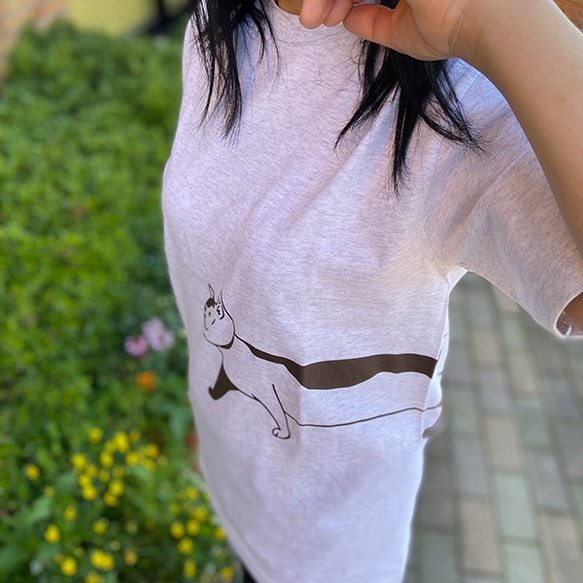 ねこT】胴長ねこ Tシャツ unit of land 通販 1051879｜Creema