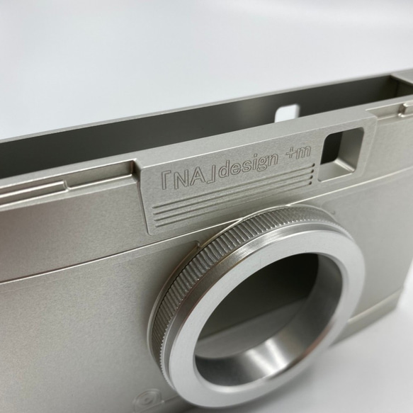 【SALE!】アルミ削り出しポケットティッシュケース《フィルムカメラ型》　EE-3CD 3枚目の画像