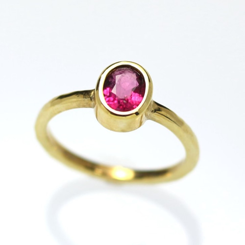 K18YG ルベライトリング 0.53ct 指輪・リング Atelier Ozaki 通販