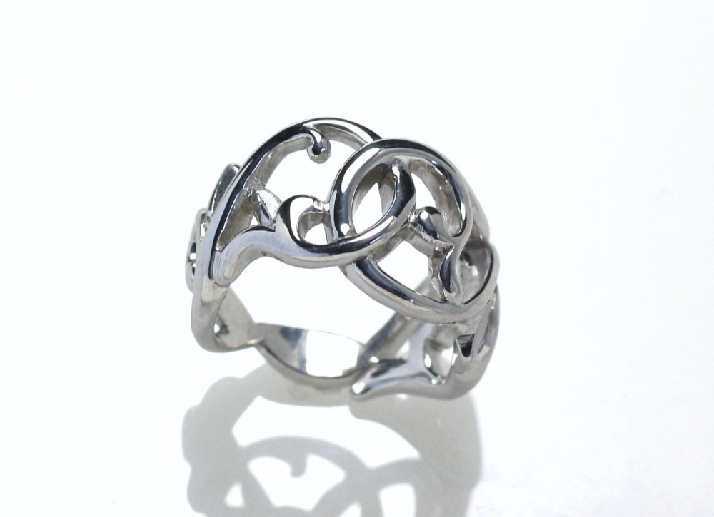 Pt900 アラベスクリング