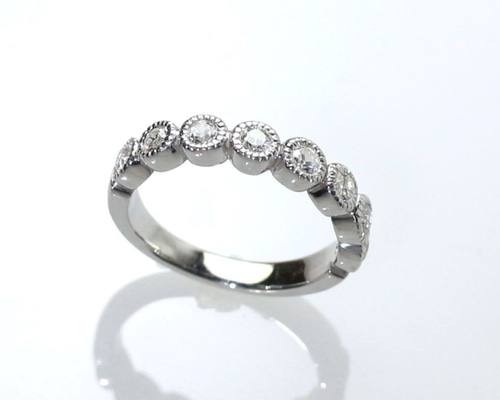 pt900 ダイヤモンドハーフエタニティリング Pt900 ダイヤモンド・ハーフエタニティリング type6 指輪・リング