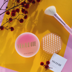 [Venudite Cosmetics] 玫瑰蜂蜜粉撲刷具清潔皂組 (附專利潔刷墊) 第1張的照片