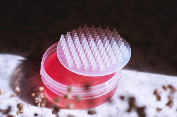 [Venudite Cosmetics] 玫瑰蜂蜜粉撲刷具清潔皂組 (附專利潔刷墊) 第6張的照片