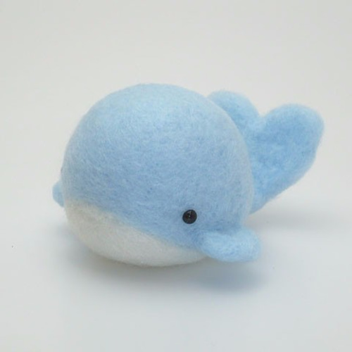 水の生き物 No.01 くじら 羊毛フェルト おもにとり 通販｜Creema 