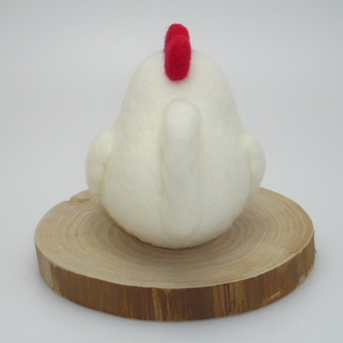 座トリ No.04 にわとり 羊毛フェルト おもにとり 通販 3233637｜Creema
