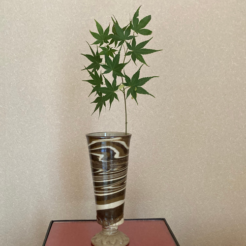 ビアグラス】【送料無料】マーブル模様 3種 土物 手作陶芸 世界で