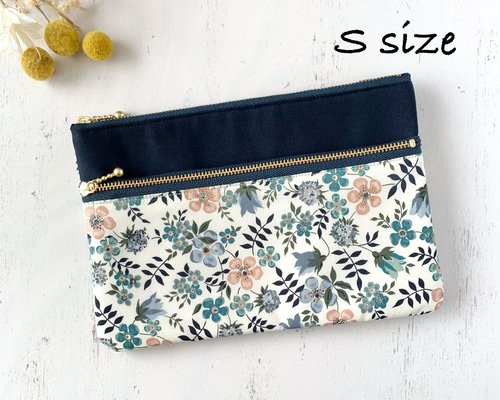 【未使用】ADMJ ダービーラックス バンダナ柄 フラットポーチ 2個セット 未使用】ADMJ ダービーラックス バンダナ柄 フラットポーチ 2個セット