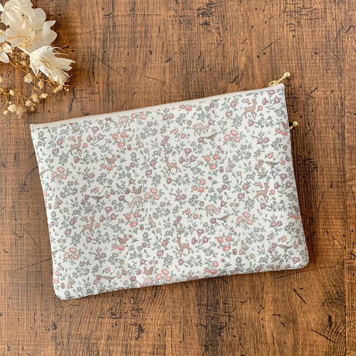 Mサイズ 母子手帳ケース B6 ポーチ リバティ タナローン メドウ