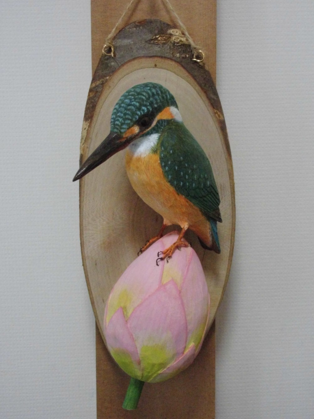 カワセミのバードカービング カワセミの図面 - 清水正廣のバードカービング・アート