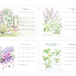 2021年 Herbal Letter カレンダー A４サイズ 4枚目の画像