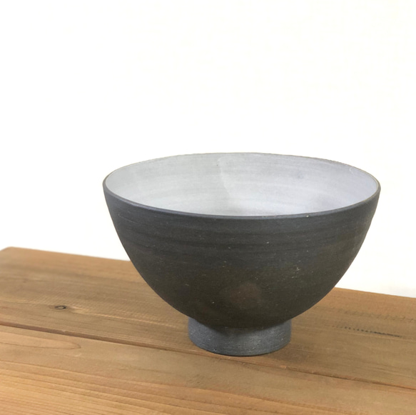 ラーメン鉢　どんぶり　濃いグレー×グレー Sara 小ぶりで熱くなりにくいラーメン鉢 ブルーグレー|有機野菜
