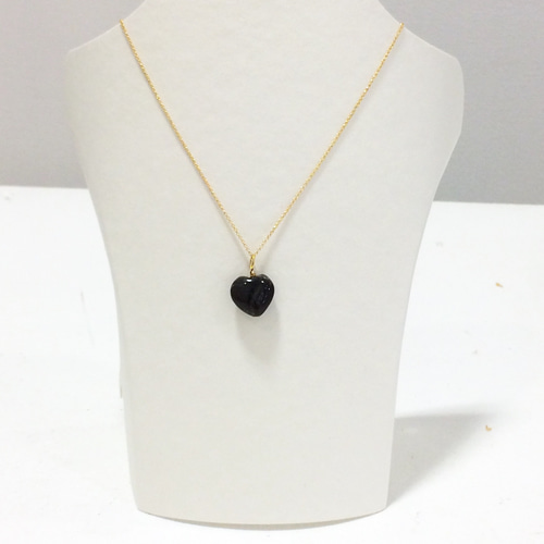 モリオンハートペンダントトップ ネックレス・ペンダント A