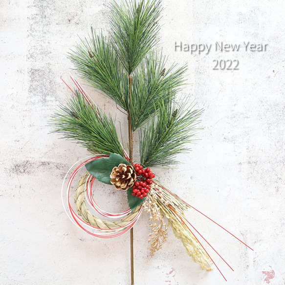 しめ縄飾り 松 しめ縄・しめ飾り Coco fleur 通販 10635008｜Creema