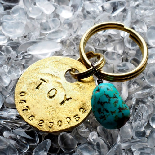 ペットチャーム】真鍮製ペットタグ・ネームタグ・ドッグタグ・迷子札