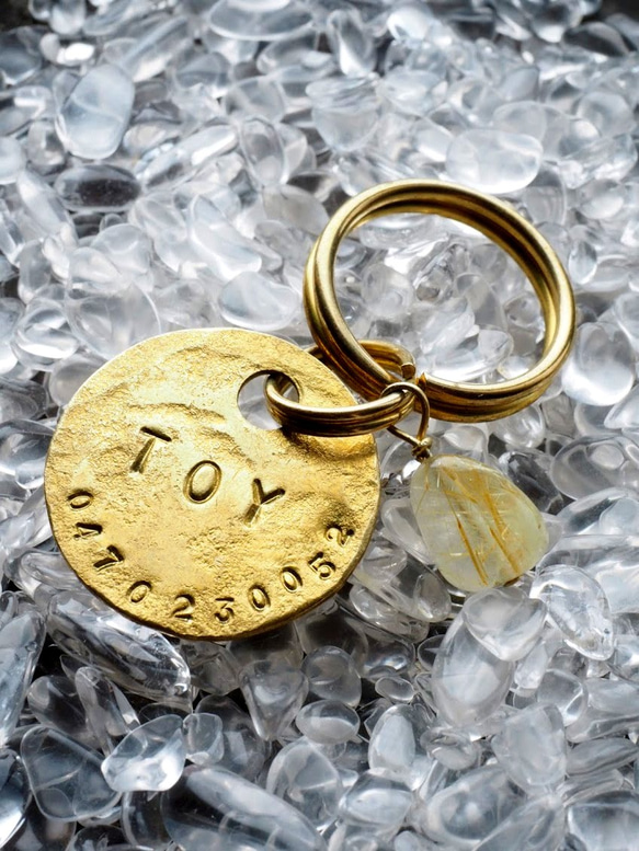 ペットチャーム】真鍮製ペットタグ・ネームタグ・ドッグタグ・迷子札