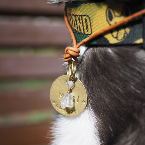 エルメスミニクロシェットネームタグドッグタグ エルメス ミニ